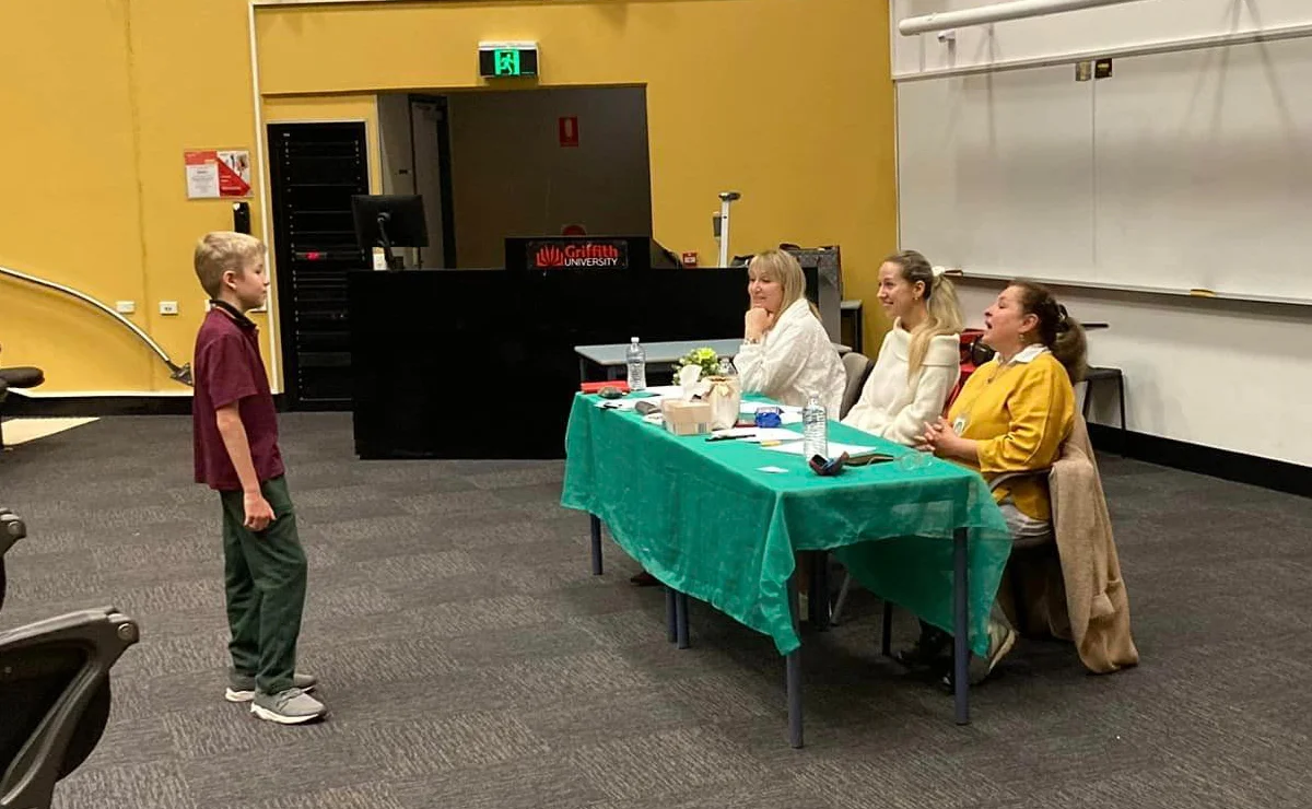 Two students from our school presented their monologues on given topics at #speechcontest2023